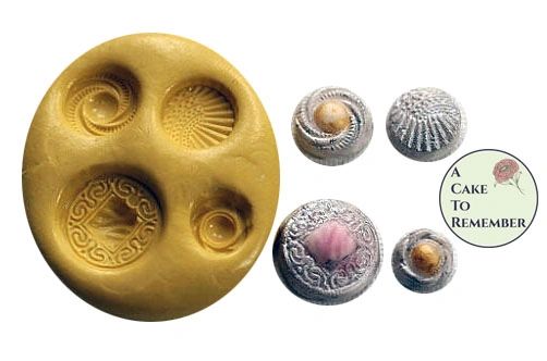 Silicone Button Mold For Cake Decorating M19