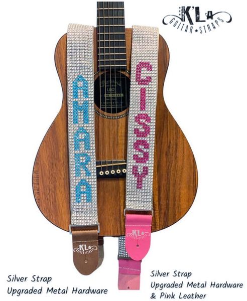 Bling Guitar Strap, Sparkly Guitar Strap, Crystal Guitar Strap  K'La  Guitar Straps, Bling Guitar Straps, Sparkly Guitar Straps