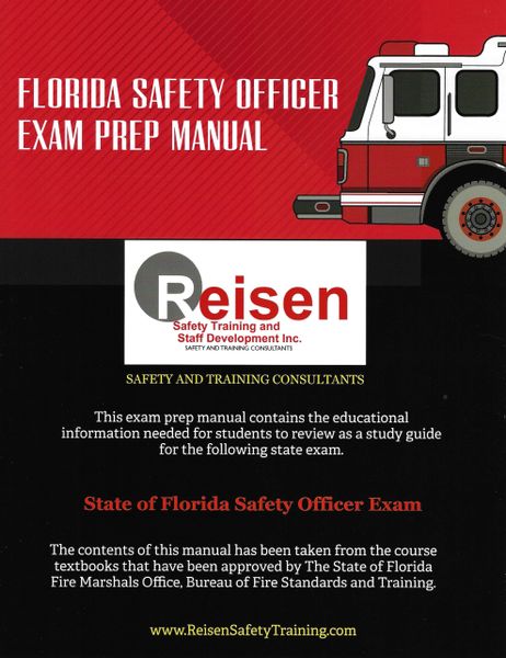 Fire and Life Safety Educator Exam Tutoring Manual Reisen Safety