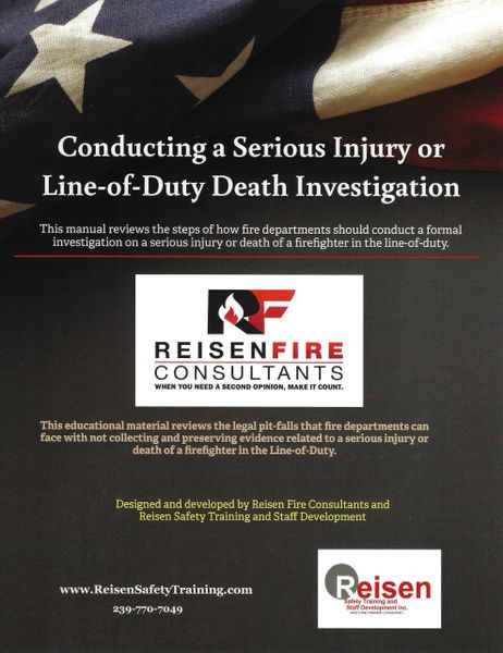Conducting a Serious Injury or Line-of-Duty Death Investigation Manual