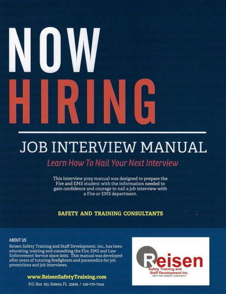 Job Interview Manual for Fire and EMS Service Professionals