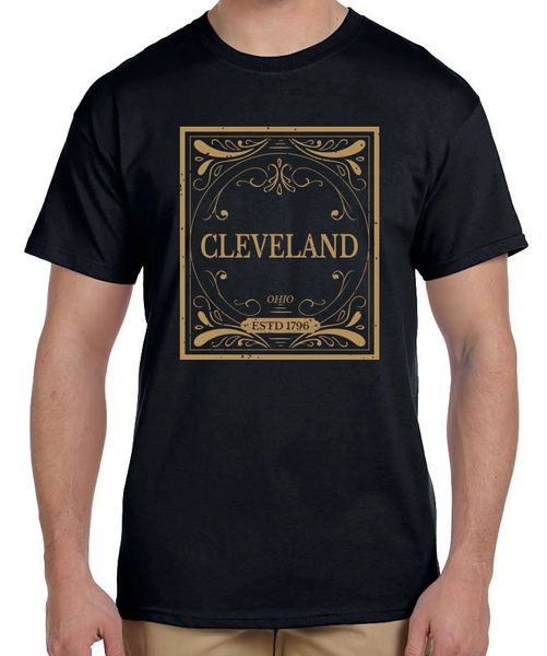Cleveland Ohio Vintage Label T-Shirt