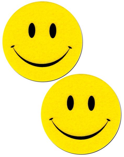 BRIGHT YELLOW SMILEY FACES