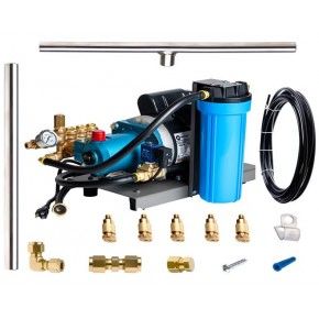 Aeromist 1000 PSI 90' Stainless Steel Misting System w/ Direct-Drive Pump