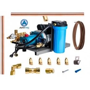 Aeromist 1000 PSI 36' Copper Misting System w/ Direct-Drive Pump