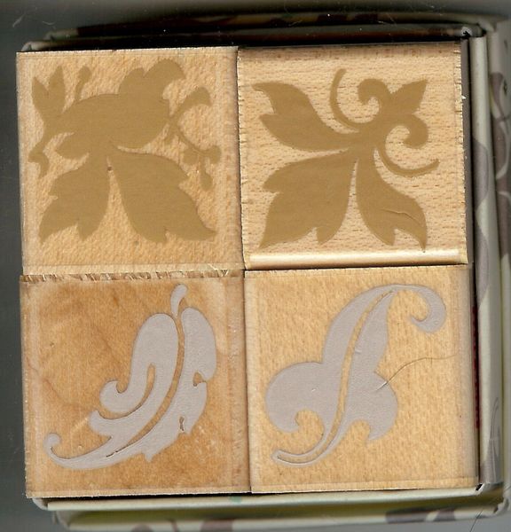 Hero Arts Rubber Stamp Set LL-608 Autumn Ornamental Leaves S42