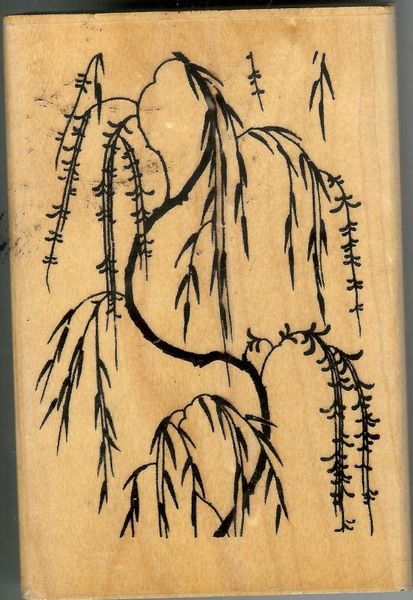 Inkadinkado Rubber Stamp, 8309-F Oriental Tree B3