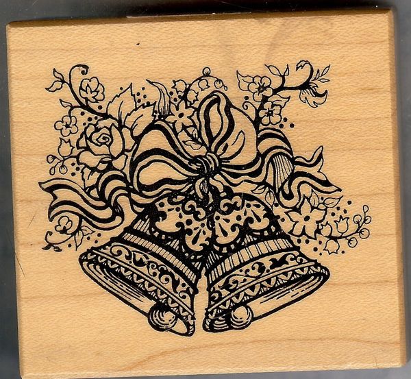 PSX Rubber Stamps Rare F-384 Wedding Bells S15
