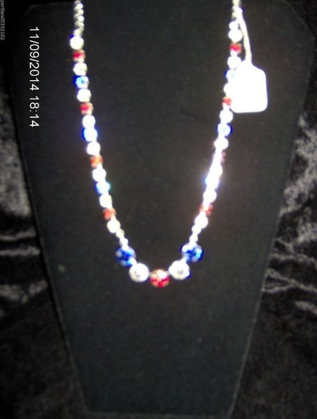 MEA Original, Las Vegas Necklace/W Multi. Colored Crystals from Swarovski®. D1