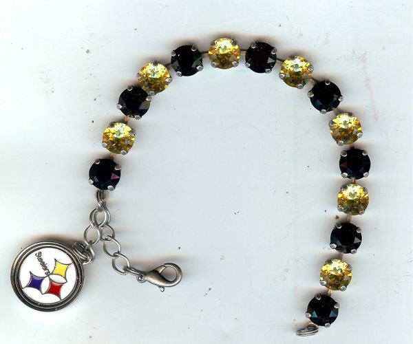 MEA Original, Steeler Fan encrusted with glittering crystals from Swarovski®.D1