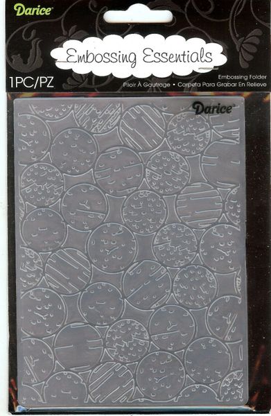 Darice Embossing Folder 1218-64 Cork Tops Use w/Cuttle bug Or Sizzix B1