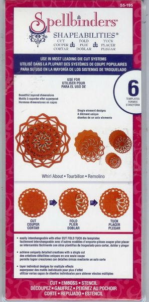 Spellbinders Shapeabilities S5-195 (6) Templates Use w/Cuttle bug or Big Shot B2