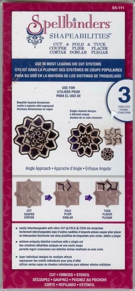 Spellbinders Shapeabilities S5-111 (3) Templates Use w/Cuttle bug or Big Shot B2