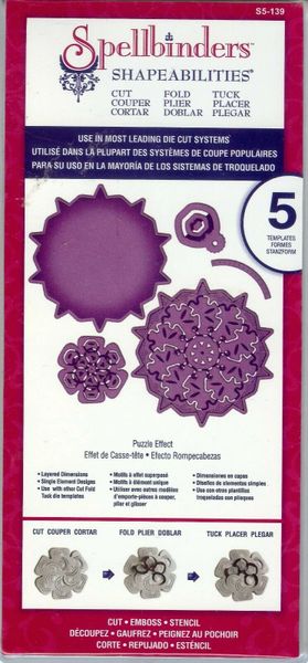 Spellbinders Shapeabilities S5-139 (5) Templates Use w/Cuttle bug or Big Shot B2