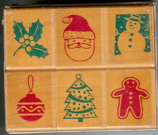 Hero Arts Rubber Stamp set LL-694 Sketch Holiday Cheer S4