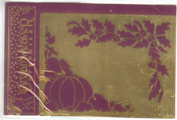 Dreamweaver Stencil LJ874 Beautiful Corner Designs Fall B1