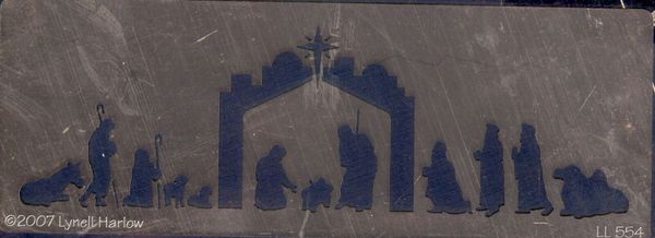 Dreamweaver Stencil LL-554 Nativity Scene B1