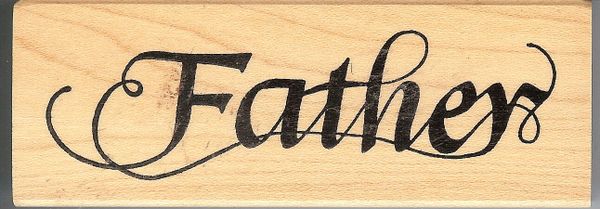 Darcie's Rubber Stamp, J-1466 Saying Elegant Father, SSBD1-5