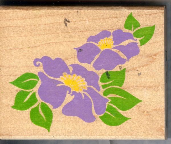 Posh Impressions Rubber Stamp Z-676F Romantic Bold Blooms, Flowers SSBD1-1