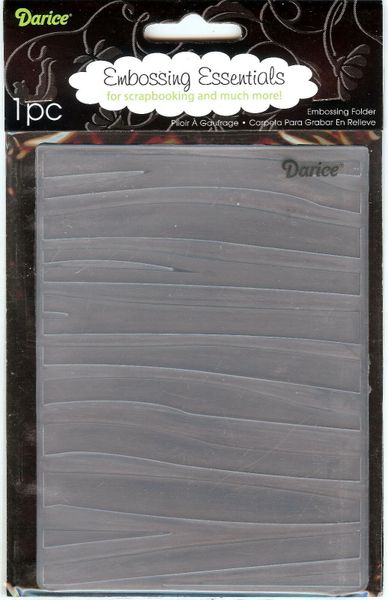 Darice Embossing Folder 1217-42 Zebra Use w/Cuttle bug or Sizzix B1