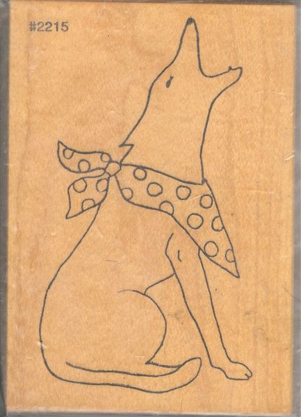 Comotion Rubber Stamp #2215 Majestic Coyote EX LG New S18