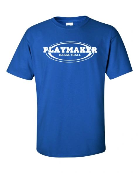 Royal Playmaker Tshirt-White Print