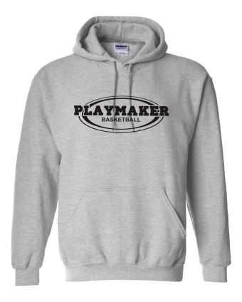 Sport Grey Playmaker Hoodie Black Print