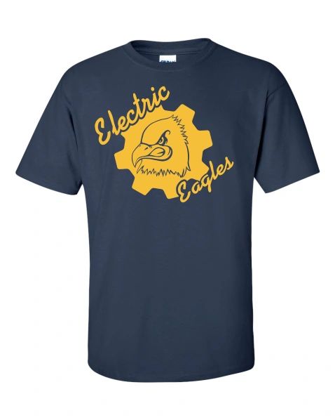 NEHS Electric Eagles Team 5999 Tshirt-Navy