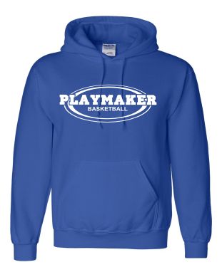 Royal Playmaker Hoodie-White Print