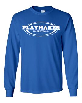 Royal Playmaker Long sleeve Tshirt-White Print