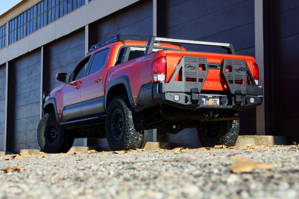 3rd Gen 16 Toyota Tacoma Dual Swing Rear Bumper