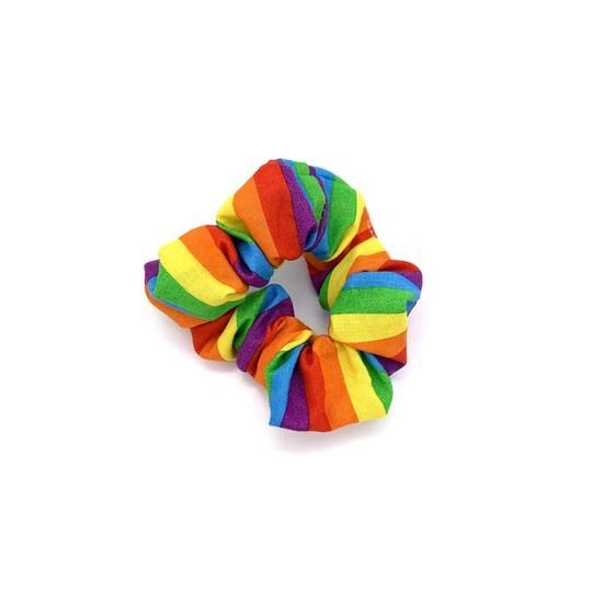 Rainbow Human Hair Scrunchie by Winthrop Clothing Co.