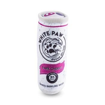 White Paw Bark Cherry Hound Seltzer Plush by Haute Diggity Dog