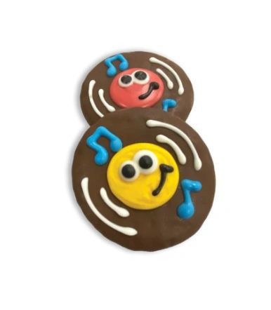 Emoji Record Cookie by Bosco & Roxy's Bakery