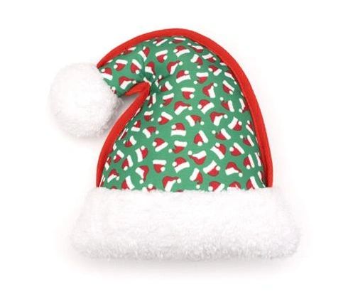 Santa Hat Holiday Plush Toy by The Worthy Dog