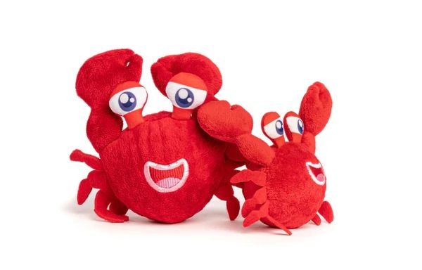 Crab Faball Small Dog Toy by Fabdog