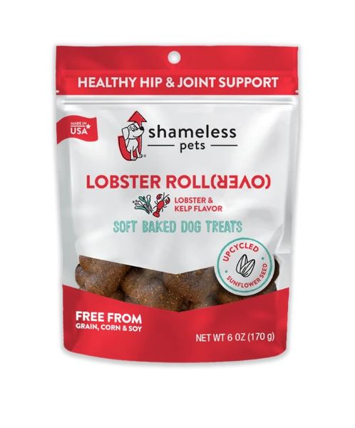 Lobster Rollover Soft Baked Upcycled Dog Treats by Shameless Pets