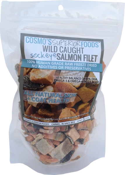 Cosmo's Freeze Dried Wild Caught Salmon - 5oz