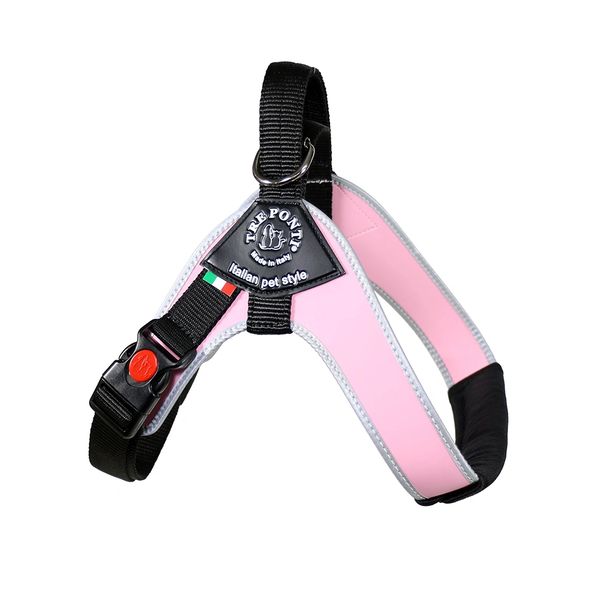 Pink Adjustable Belly Harness for Small Dogs by Tre Ponti