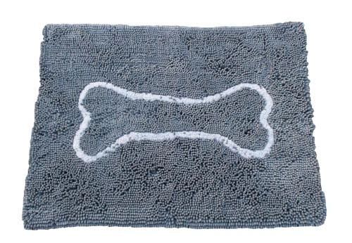 Grey with Bone Doormat by Soggy Doggy