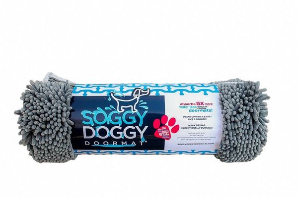 Grey Doormat by Soggy Doggy