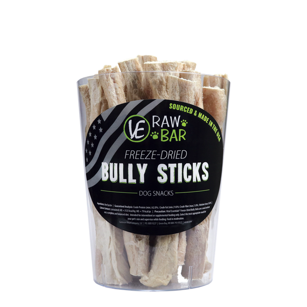 Freeze-Dried Bully Sticks by VE Raw Bar