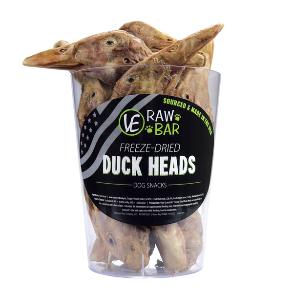 Freeze-Dried Duck Heads by VE Raw Bar