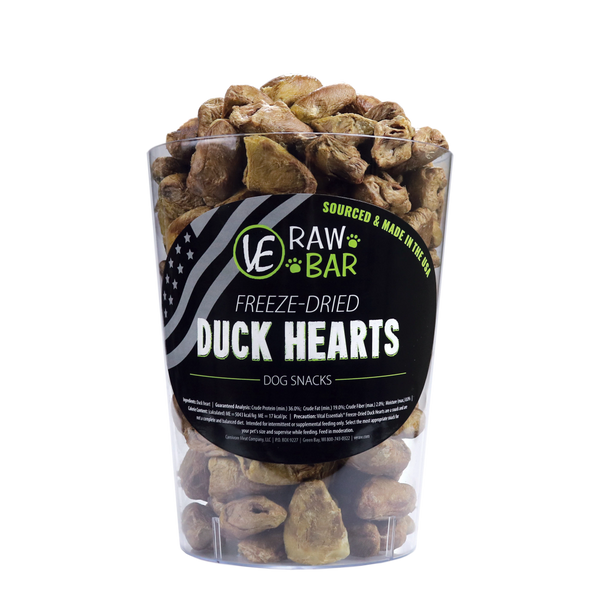 Freeze-Dried Duck Hearts by VE Raw Bar