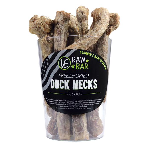 Freeze-Dried Duck Necks by VE Raw Bar