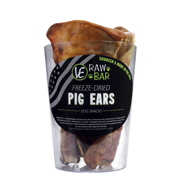 Freeze-Dried Pig Ears by VE Raw Bar