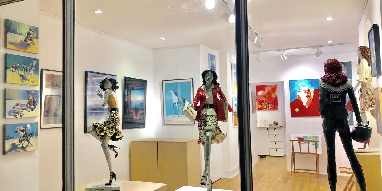 Sculptures and paintings
