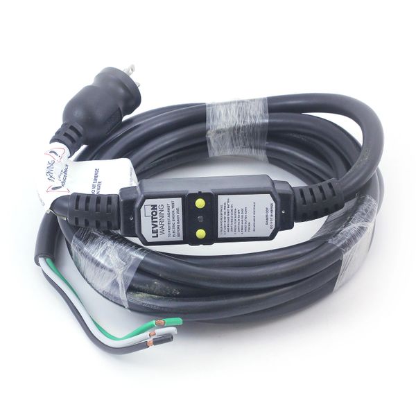 Cord, Power Supply, 12/3, 15'Long, w/20 Amp GFCI Shop Spa Plus, Hot