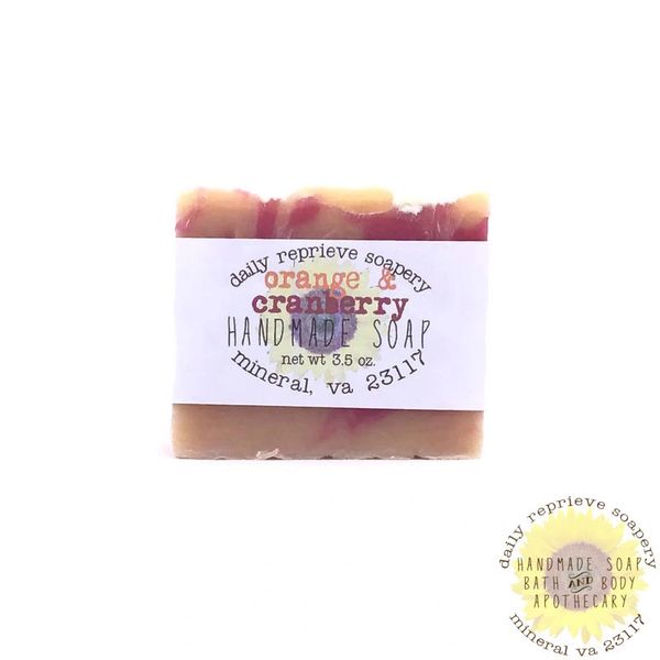 Orange & Cranberry Goat Milk Soap