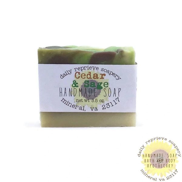 Cedar & Sage Goat Milk Soap